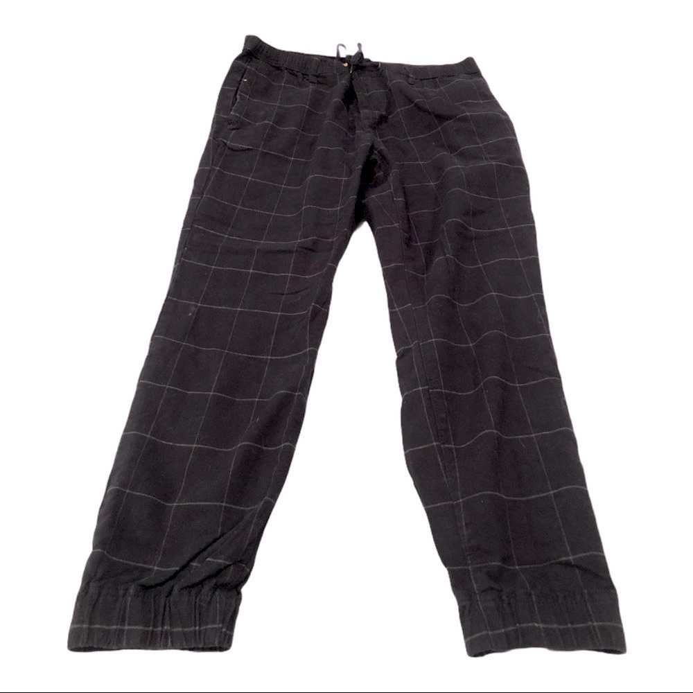 Prince & Fox men’s size 32 navy ivory pinstriped dress pants joggers